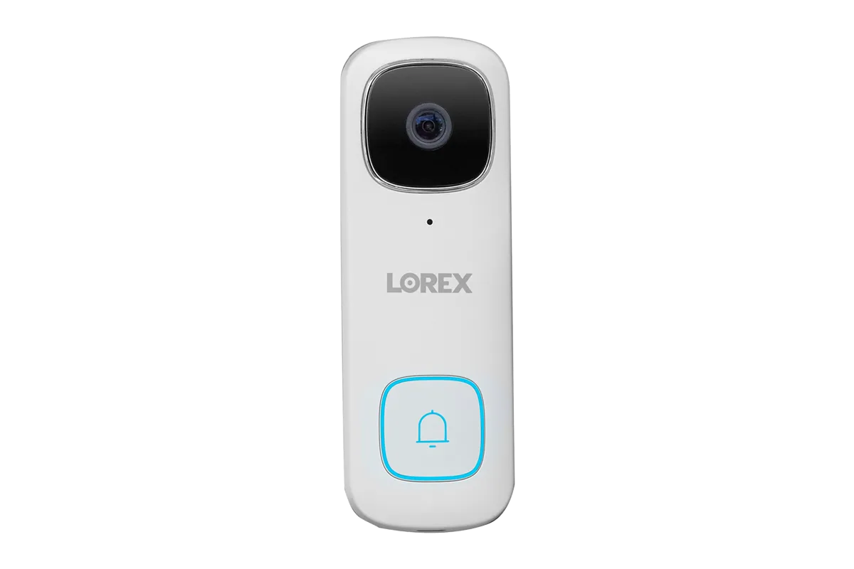 Lorex Fusion 4K 16 Camera Capable (8 Wired   8 Wi-Fi) 2TB NVR System with 4 IP Bullet Cameras, 2K Wired Video Doorbell, and 2K Floodlight