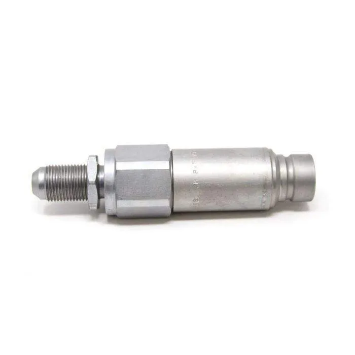 MALE FLAT FACE COUPLER, 1/2" BODY, 3/4" UNF THREAD P/N 7246778