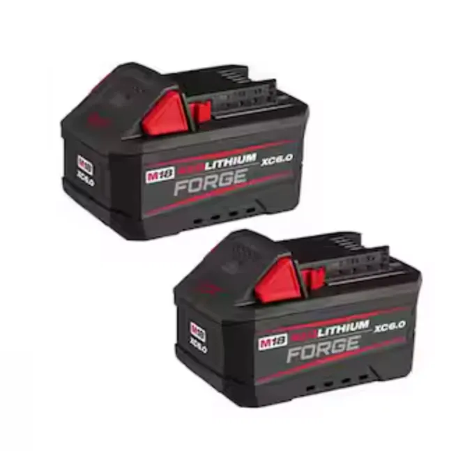 Milwaukee 48-11-1861P 2-PACK M18™ REDLITHIUM™ FORGE™ XC6.0 Battery Pack