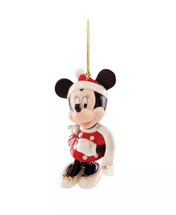 Minnie Mouse Winter Ornaments Gold-plated by Lenox