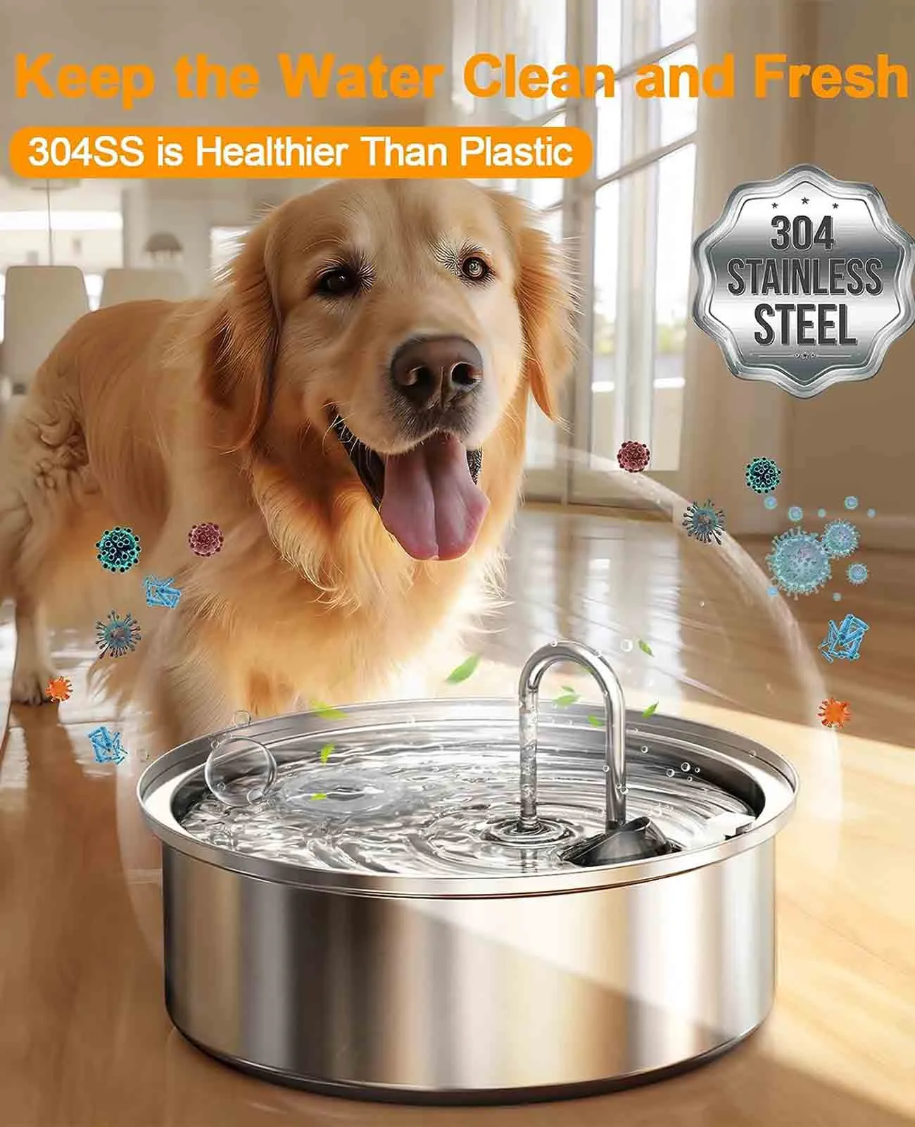 Oneisall 5L Automatic Pet Feeder with 5G Wi-Fi & 7L Dog Water Fountain Set