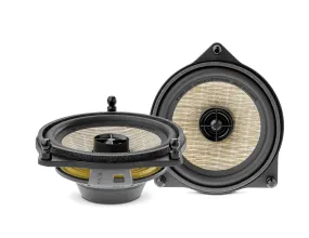 Open Box -  Focal Inside ICMBZ100 2-Way High-fidelity Coaxial Kit (Pair) - Flax Cone (100mm) - Compatible with Mercedes Benz