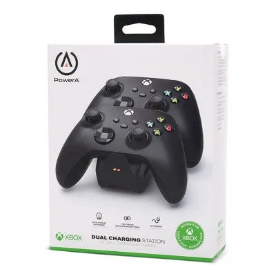 Open Box PowerA Dual Charging Station for Xbox Series X|S/Xbox One Wireless Controllers - Black