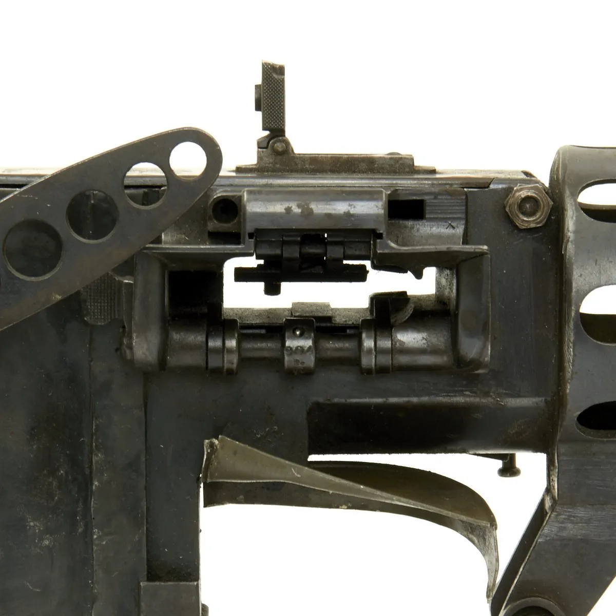 Original German WWI Maxim LMG 08/15 Aircraft Display Machine Gun - Spandau 1918 - Matched Serial Numbers