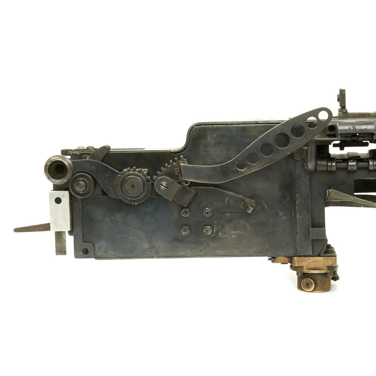 Original German WWI Maxim LMG 08/15 Aircraft Display Machine Gun - Spandau 1918 - Matched Serial Numbers