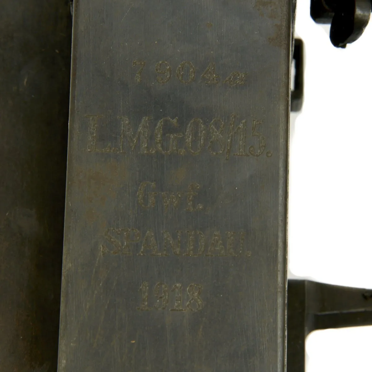 Original German WWI Maxim LMG 08/15 Aircraft Display Machine Gun - Spandau 1918 - Matched Serial Numbers