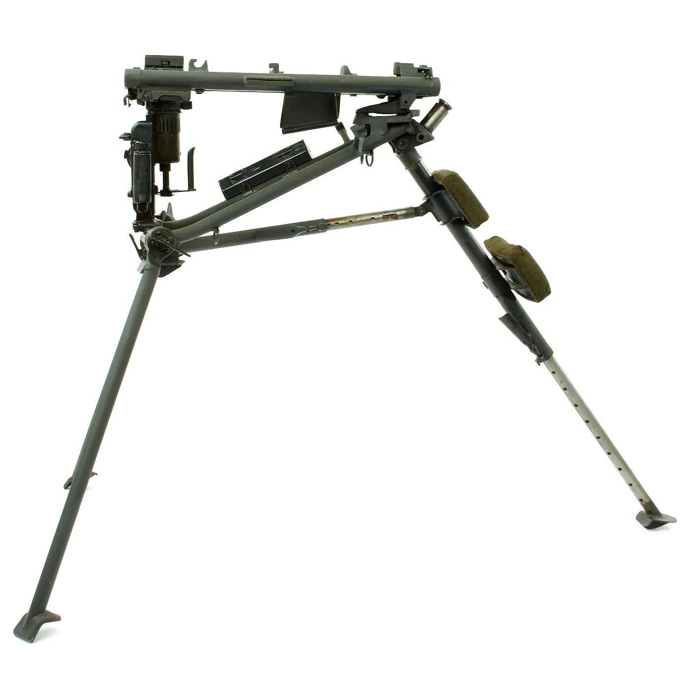 Original German WWII Era MG 42 Sustained Fire Lafette Tripod - Painted Panzergrau