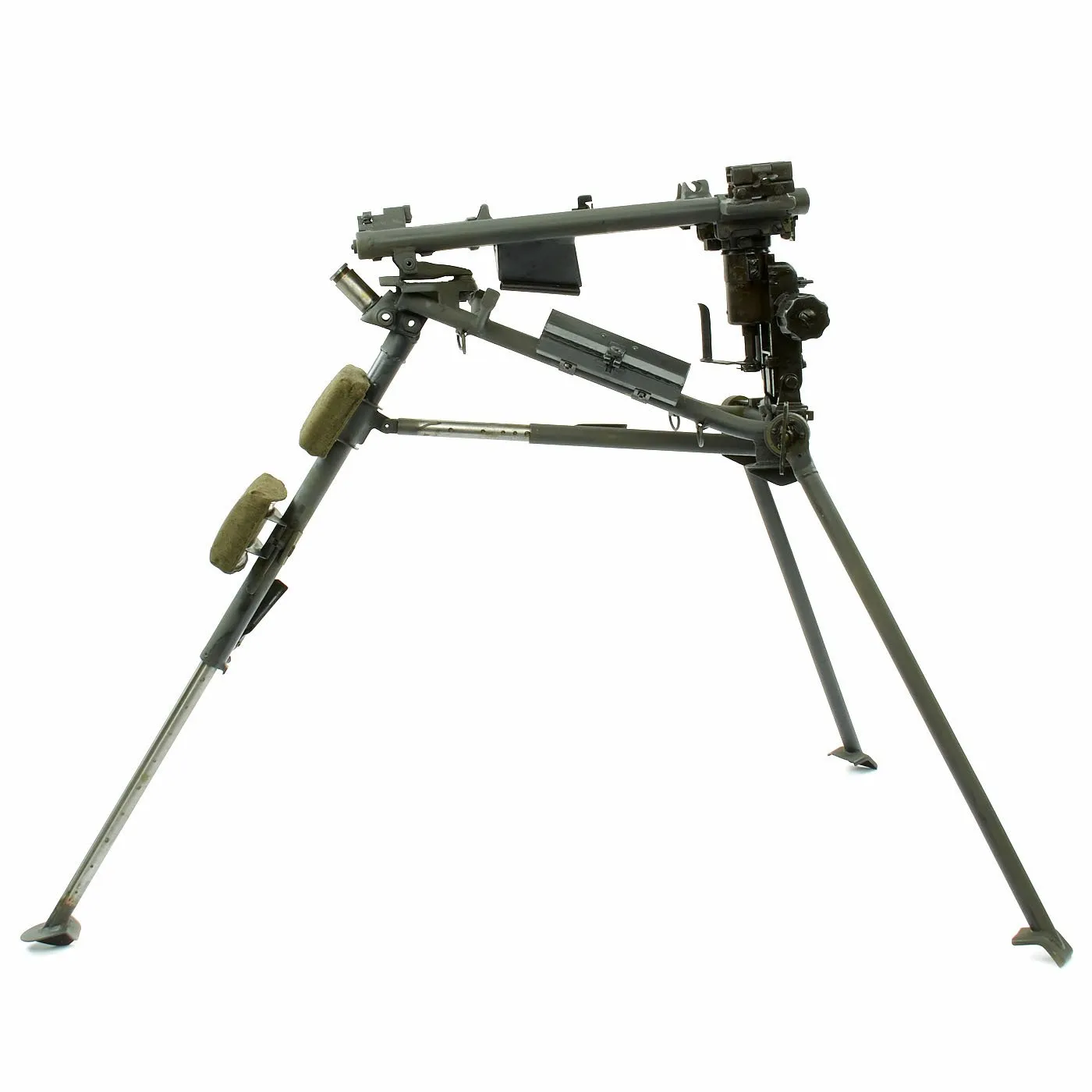 Original German WWII Era MG 42 Sustained Fire Lafette Tripod - Painted Panzergrau