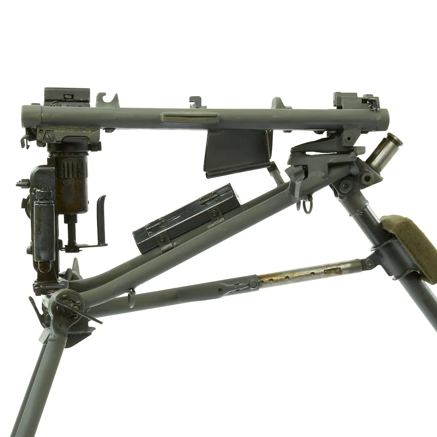 Original German WWII Era MG 42 Sustained Fire Lafette Tripod - Painted Panzergrau