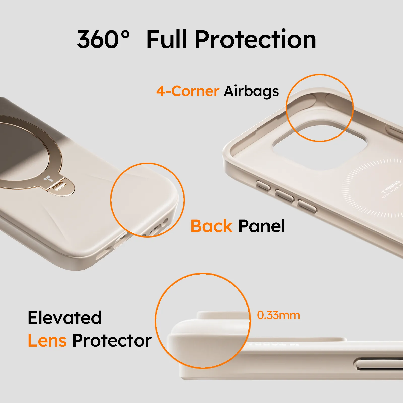 Ostand 360° Spin Fusion MagSafe Case for iPhone 16 Pro