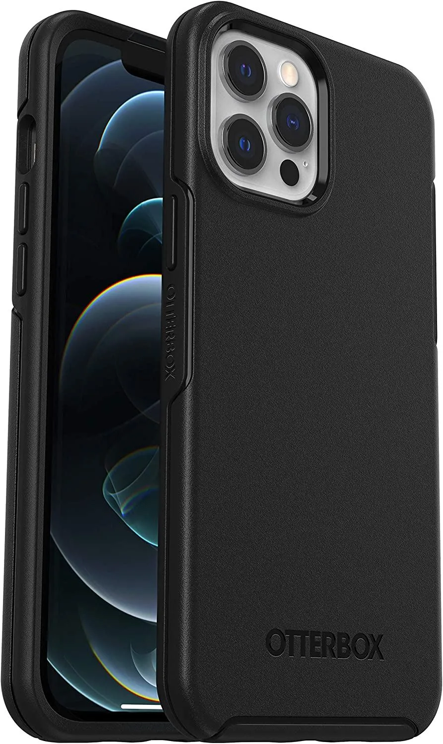 Outterbox Symmetry Case For iPhone 12 Pro Max 6.7" Black - B08D6X3TW5