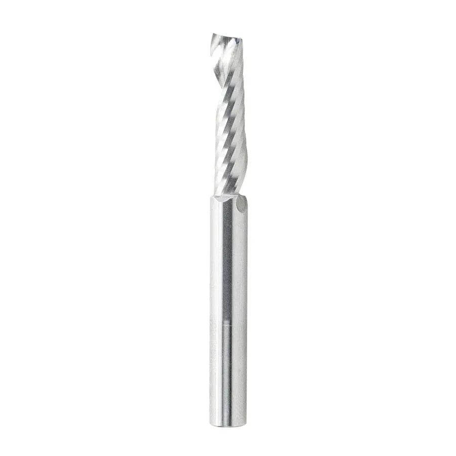 Plastic Cutting Spiral 'O' Flute Router Bit | 1⁄4 Dia x 1" x 1⁄4 Shank Up-Cut | 51405 | 738685514054