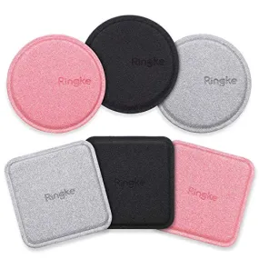 PU Leather Covered Metal Plate (3 3 pack) Assorted Colors