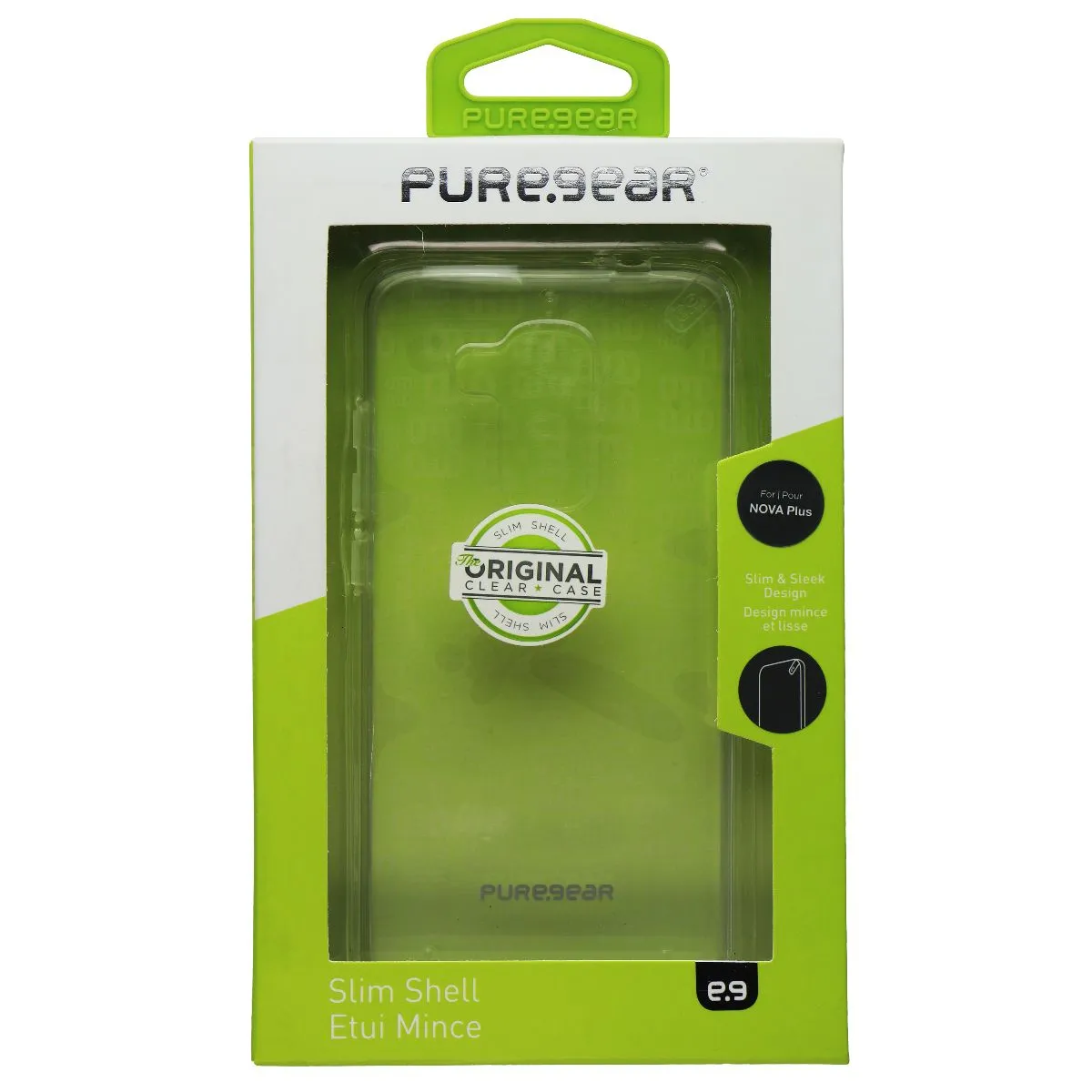 PureGear Slim Shell Series Case for NOVA Plus - Clear