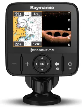 Raymarine Dragonfly 5PRO Fishfinder and Chartplotter - with Navionics  Charts