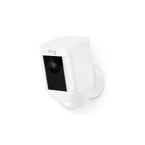 Ring Spotlight Cam White Wifi HD PIR Activated Security Surveillance Camera