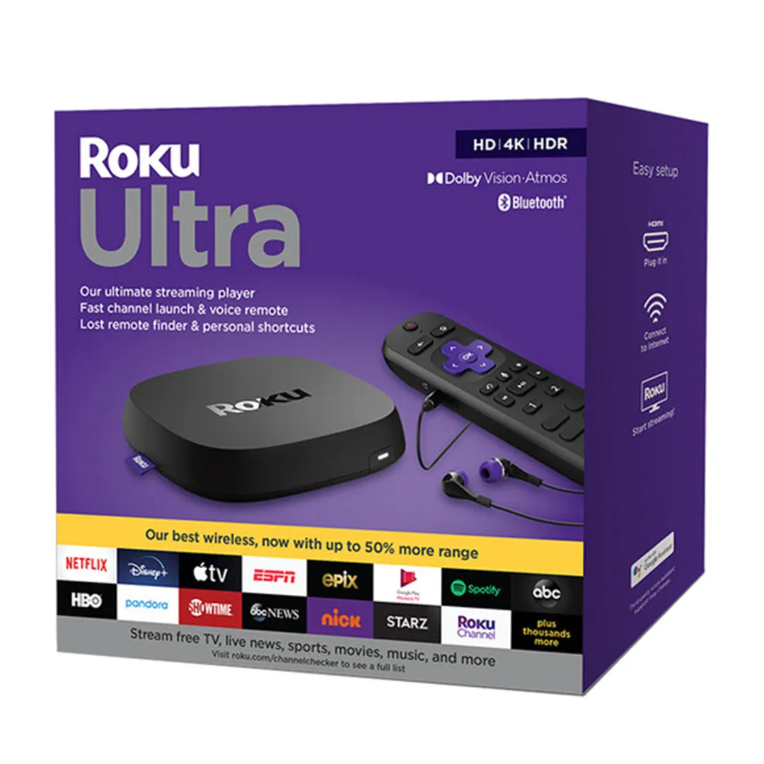 Roku Ultra HDR 4K Streaming Media Player (2020)