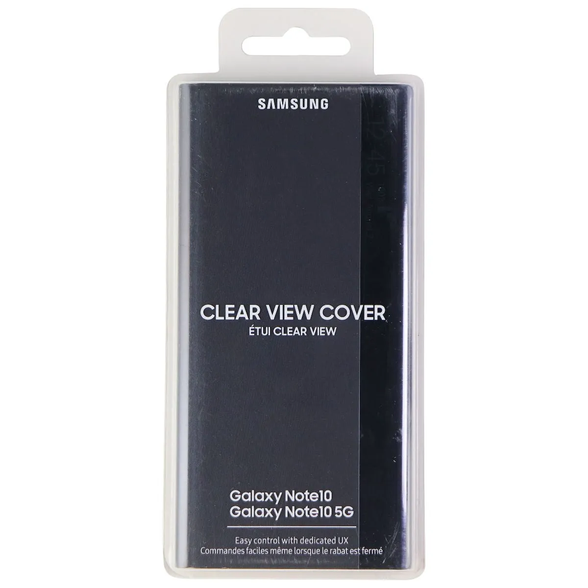 Samsung Clear View Cover for Samsung Galaxy Note10 / Note10 5G - Black