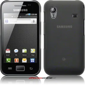 Samsung Galaxy Y Frosted Gel Case Black