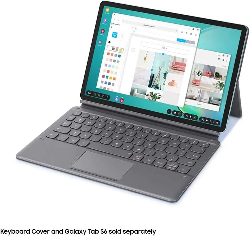 Samsung Tab S6 Keyboard Case Grey - EF-DT860BJEGGB