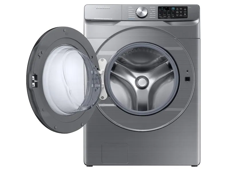 Samsung WF45B6300AP 4.5 cu. ft. Large Capacity Smart Front Load Washer with Super Speed Wash in Platinum