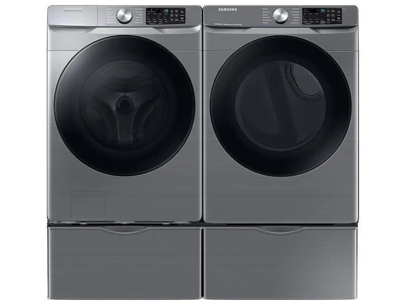 Samsung WF45B6300AP 4.5 cu. ft. Large Capacity Smart Front Load Washer with Super Speed Wash in Platinum