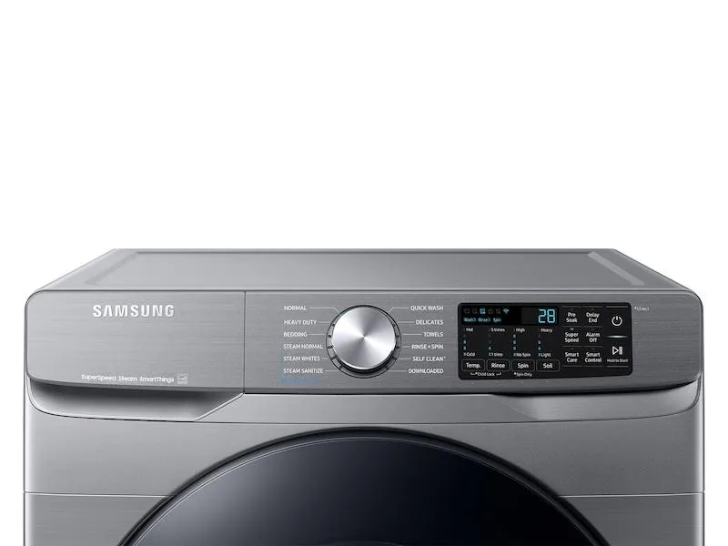 Samsung WF45B6300AP 4.5 cu. ft. Large Capacity Smart Front Load Washer with Super Speed Wash in Platinum