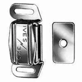 Schlage 325A92 Magnetic Catch, 2-1/16 x 1-1/8 x 5/8 in Catches, Aluminum, Natural :EA: QUANTITY: 1