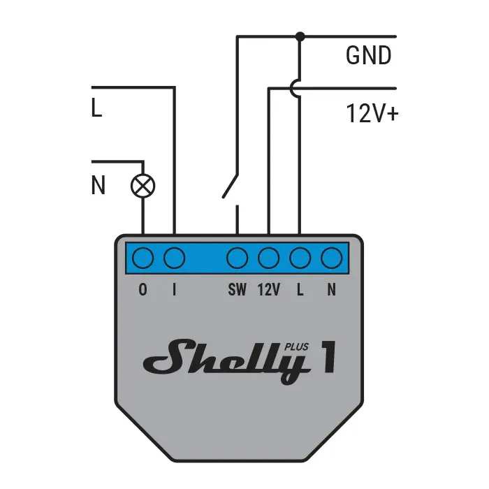 Shelly Plus 1 WiFi Relay Switch 1  Smart Bluetooth