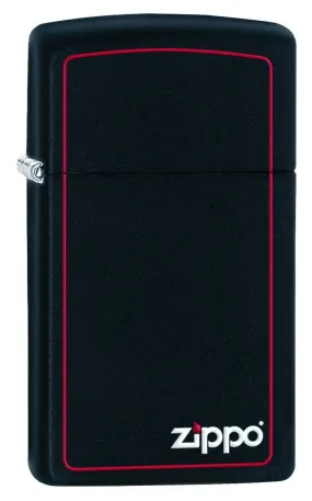 Slim<sup>®</sup> Black Matte with Red Border