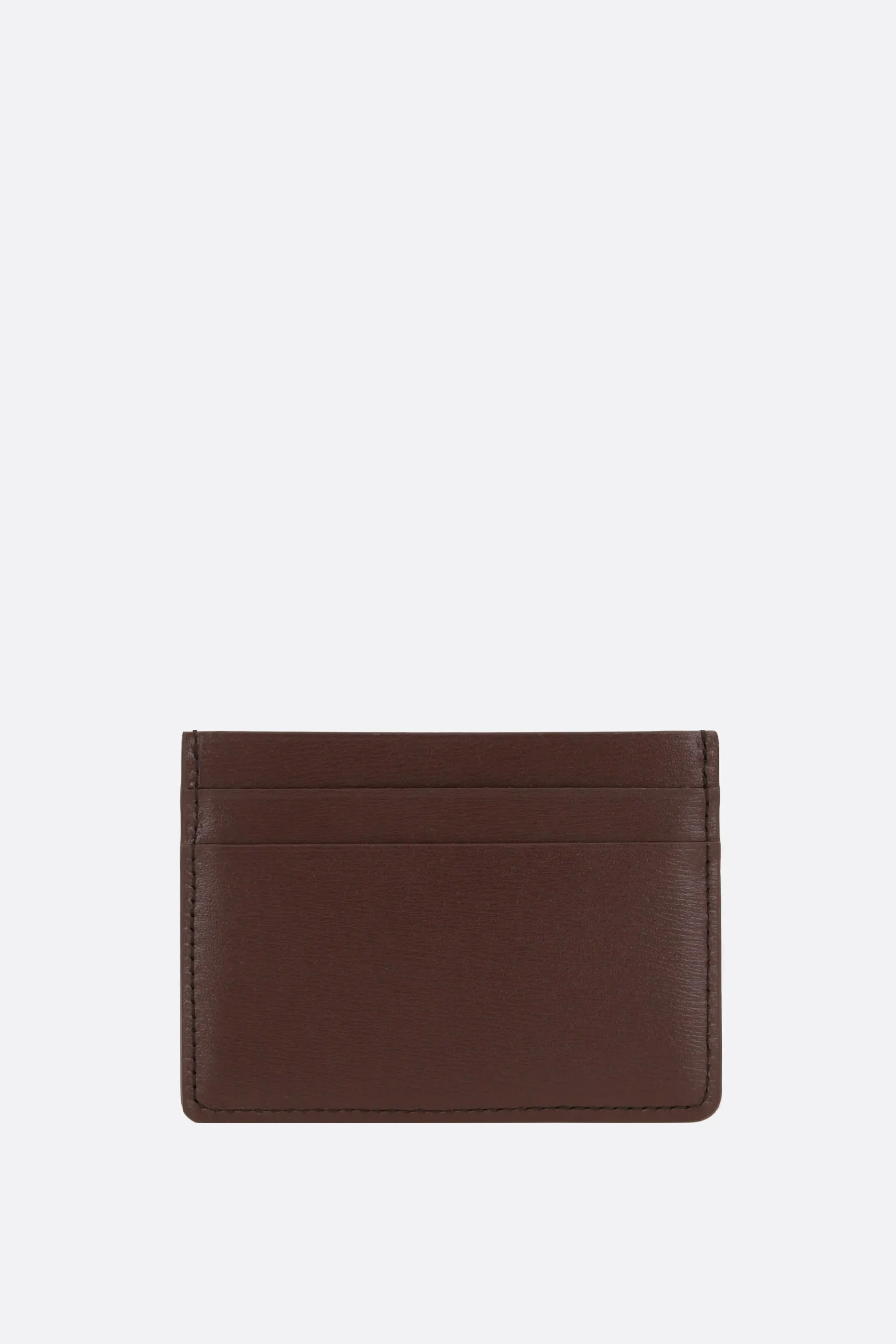 smooth leather card case