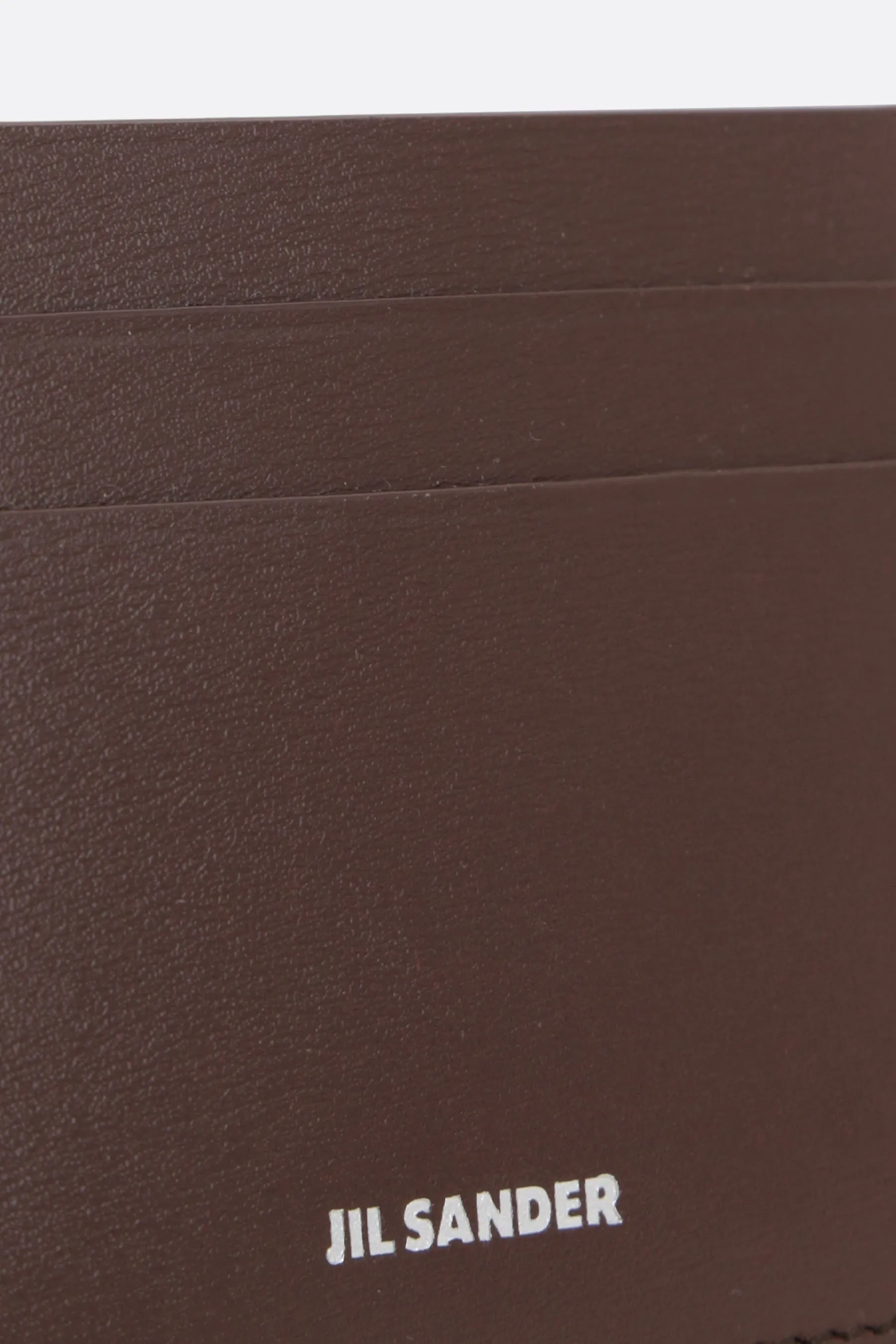 smooth leather card case