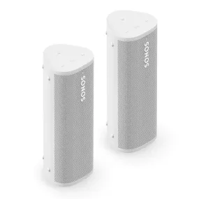 Sonos | Ensemble Aventure - 2 Haut-parleurs Roam 2 portatifs - Bluetooth - Étanche - Blanc