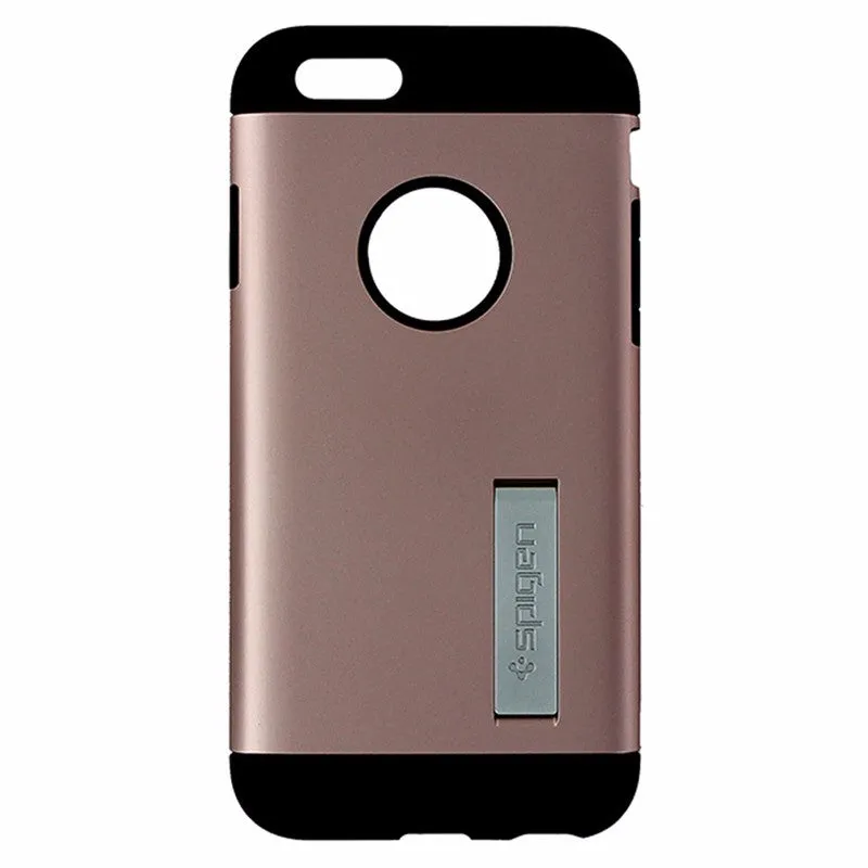 Spigen Slim Armor Series Dual Layer Case Cover for iPhone 6s 6 - Rose Gold/Black