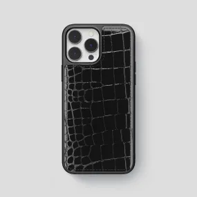 Sport Case For iPhone 15 Pro Max In Shiny Alligator