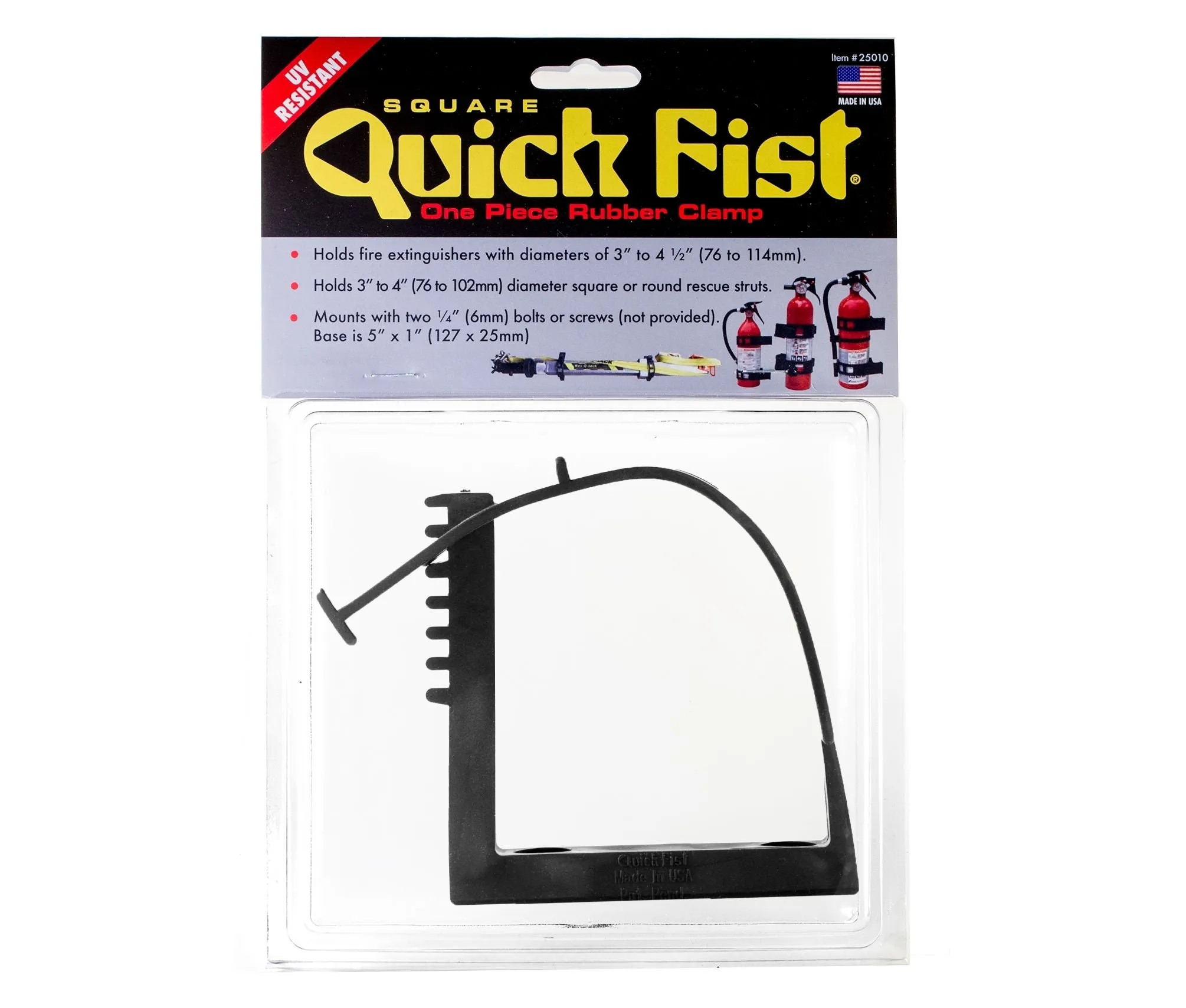 Square Quick Fist Rubber Clamp