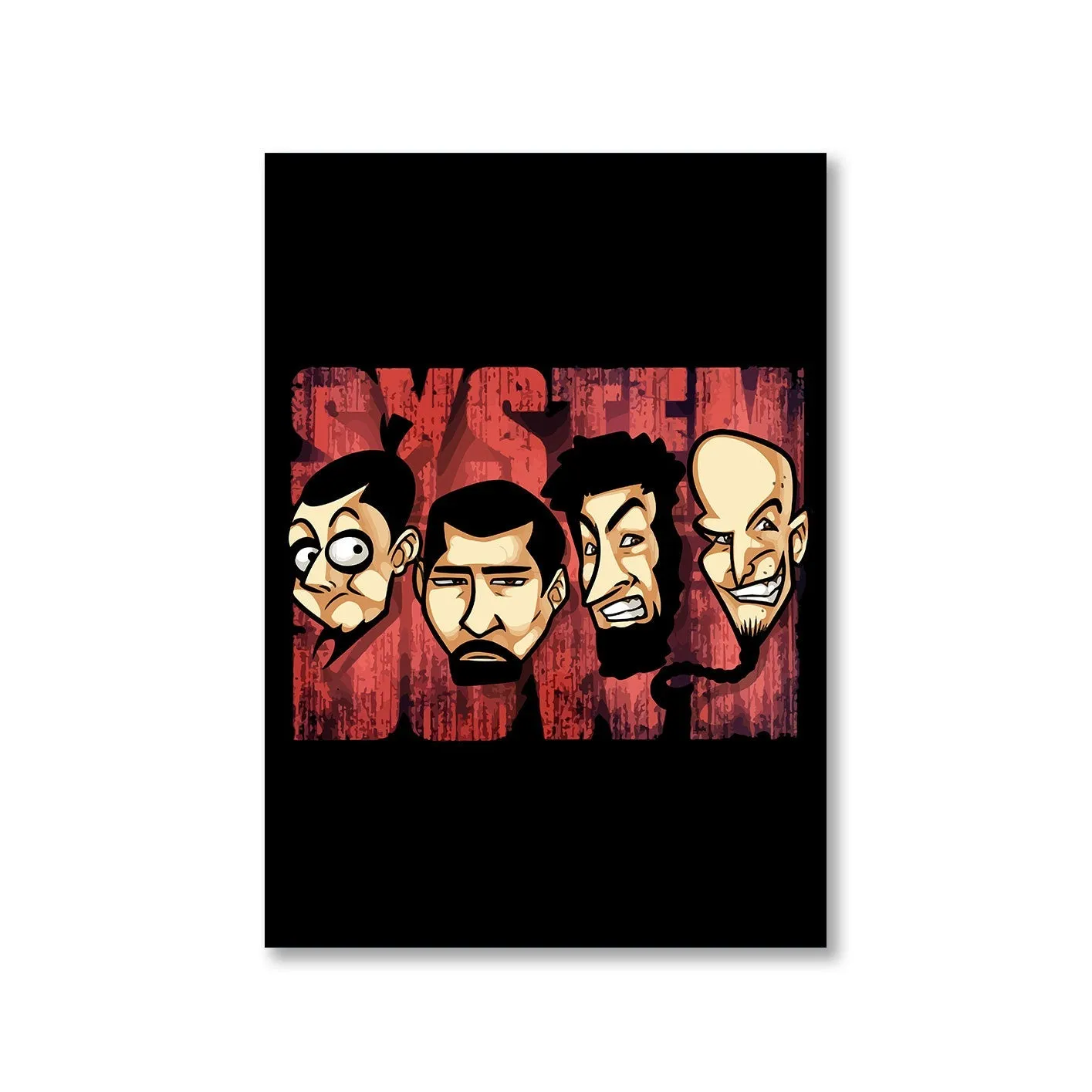 System Of A Down Poster - Pop Art