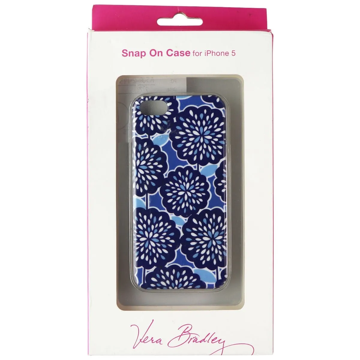 Vera Bradley Slim Case for Apple iPhone 5 (1st Gen Only) - Blue Flower