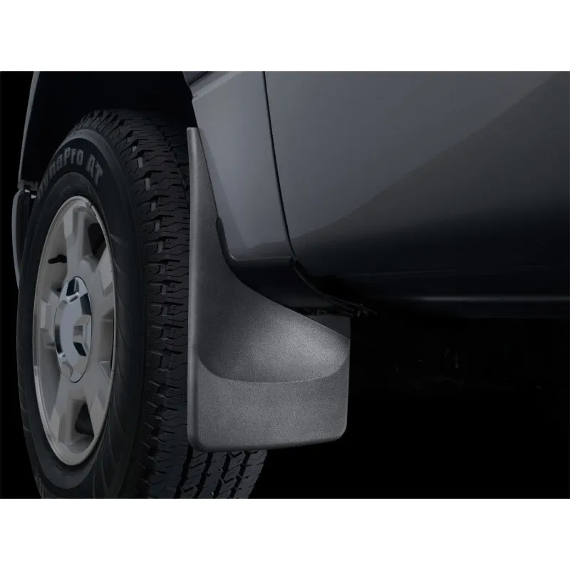 WeatherTech DigitalFit No-Drill Rear Mud Flap - Black / Textured - Jeep Gladiator 2020 120113 - Pair