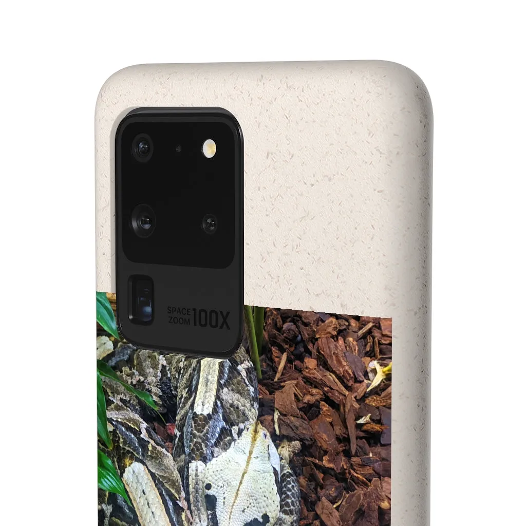 White Black Snake Biodegradable Case