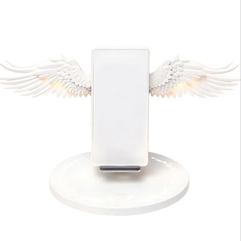 Wireless Charger Angel Wings Night Light Mobile Phone Wireless Charger