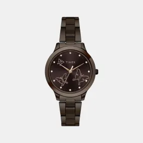 Women's Brown Analog Stainless Steel Watch TW000T632