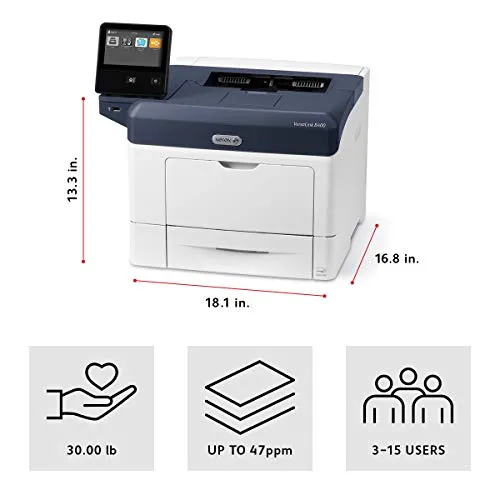 Xerox VersaLink B400/DN Monochrome Printer, Amazon Dash Replenishment Ready